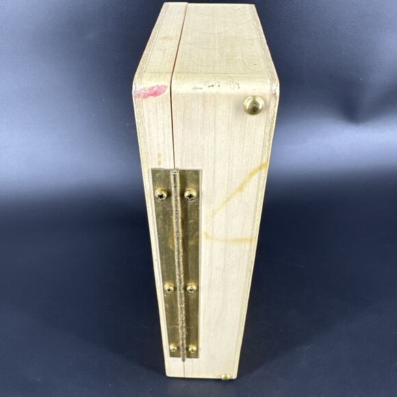 Vintage Enid Collins of Texas GLITTERBUGS Wooden Box Bag Purse 1960s NO HANDLE - Picture 14 of 16